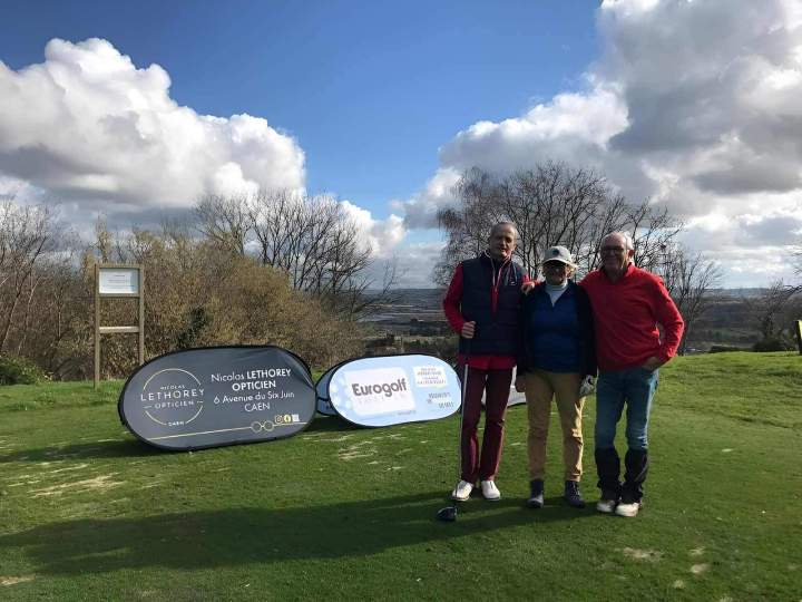Adhérents du club de golf Caen